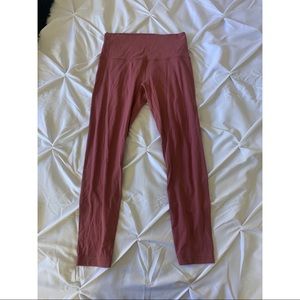 lululemon athletica light red Align Leggings